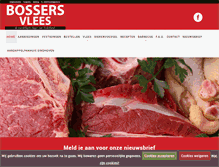 Tablet Screenshot of bossersvlees.nl